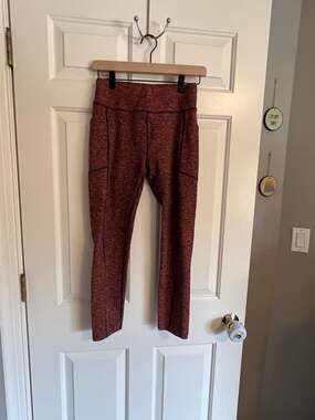 Oiselle Lux Spacedye High Waist Running Leggings with Side Pockets